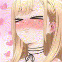 Marin_Flustered emote for Discord