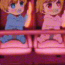 Aqua_Ruby_Cheering emote for Discord