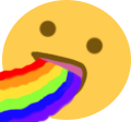 RainbowBarf emote for Discord