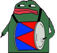 pepe_drum emote for Discord