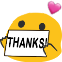 blobThanks emote for Discord