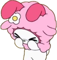 MyMelody_Facepalm emote for Discord