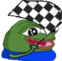 PeepoFinish emote for Discord