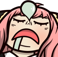 anyaSleeping emote for Discord