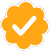 Orange_Verified emote for Discord