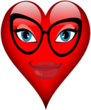 Lady_heart emote for Discord