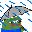 pepe_sad_rain emote for Discord