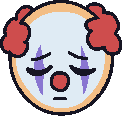 sadclown emote for Discord