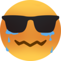 silent_crying_with_sunglasses emote for Discord