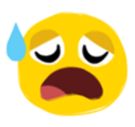 BugsnaxSweat emote for Discord