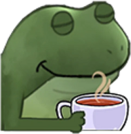frog_tea emote for Discord