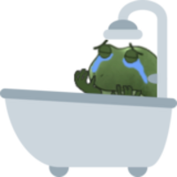 frog_sadtub emote for Discord