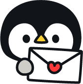 penguin_loveletter emote for Discord