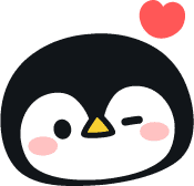 penguin_love emote for Discord
