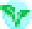 Vegan_Pixel_Leaf_GIF emote for Discord
