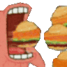 PatrickEat emote for Discord