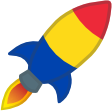 romanian_rocket emote for Discord