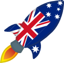 australian_rocket emote for Discord
