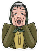 atomic_heart_zina_fear emote for Discord