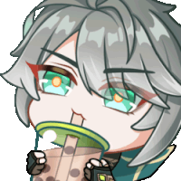 Alhaitham_Boba emote for Discord