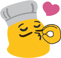 blob_chefs_kiss emote for Discord