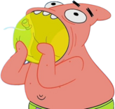 Patrick_Balloon emote for Discord