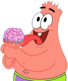 Patrick_brain emote for Discord