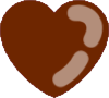 Dark_Orange_Heart emote for Discord