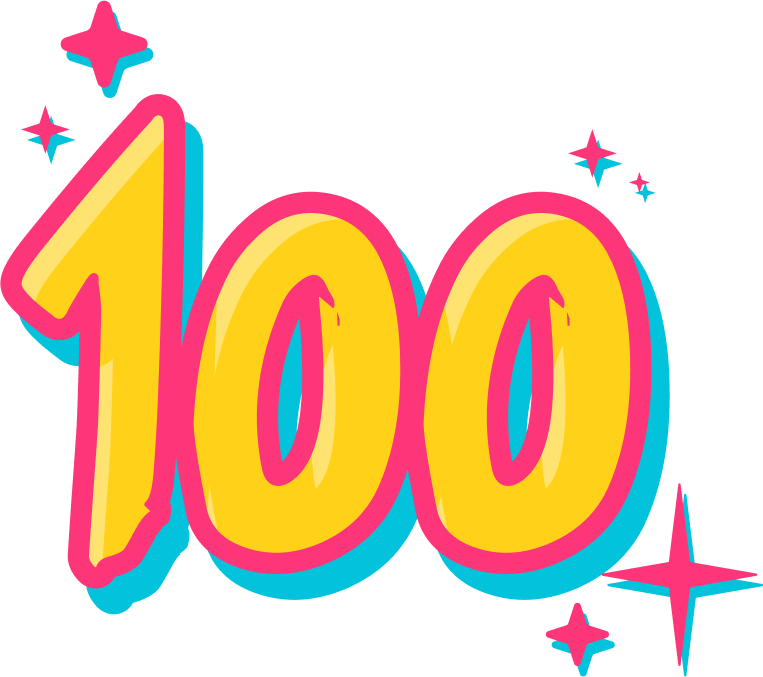 100 emote for Discord