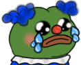 pepe_sad_crying_clown emote for Discord