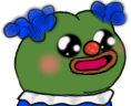 pepe_happy_clown emote for Discord
