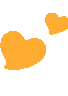 OrangeFlyHearts emote for Discord