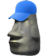 moyai_cap emote for Discord