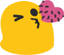 hairy_heartkiss emote for Discord