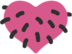 hairy_heart emote for Discord