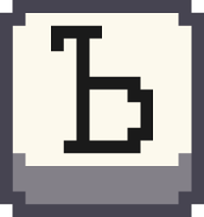 pixel_letter_hard_sign emote for Discord