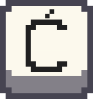 pixel_letter_c_acute emote for Discord