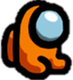 Among_Us_Orange emote for Discord