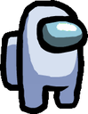 Among_Us_White emote for Discord