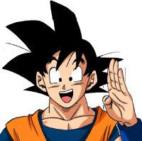 GokuWaving emote for Discord