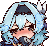 Eula_flustered emote for Discord