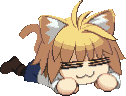 NecoArcTailWag emote for Discord