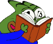 pepegareading emote for Discord