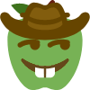 CowboyAppleSussy emote for Discord