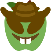 CowboyAppleAlien emote for Discord