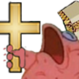 patrickChrist emote for Discord