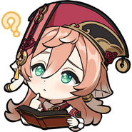 Yanfei_Doubt emote for Discord