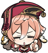 Yanfei_Warning emote for Discord