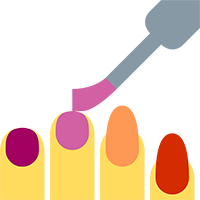 lesbianNailCare emote for Discord