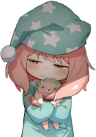 Anya_Pajamas emote for Discord